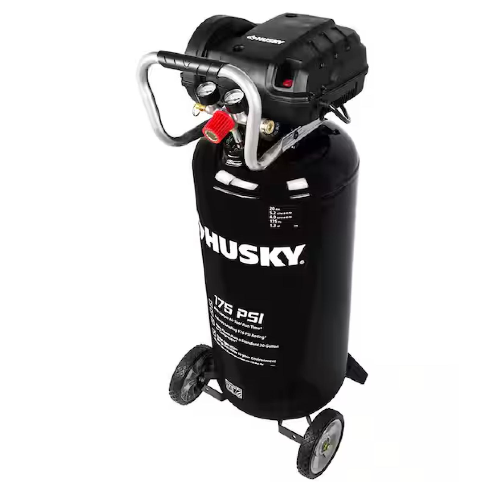 DALLAS LOCATION - Husky 20 Gal. 175 PSI Portable Electric Air Compressor