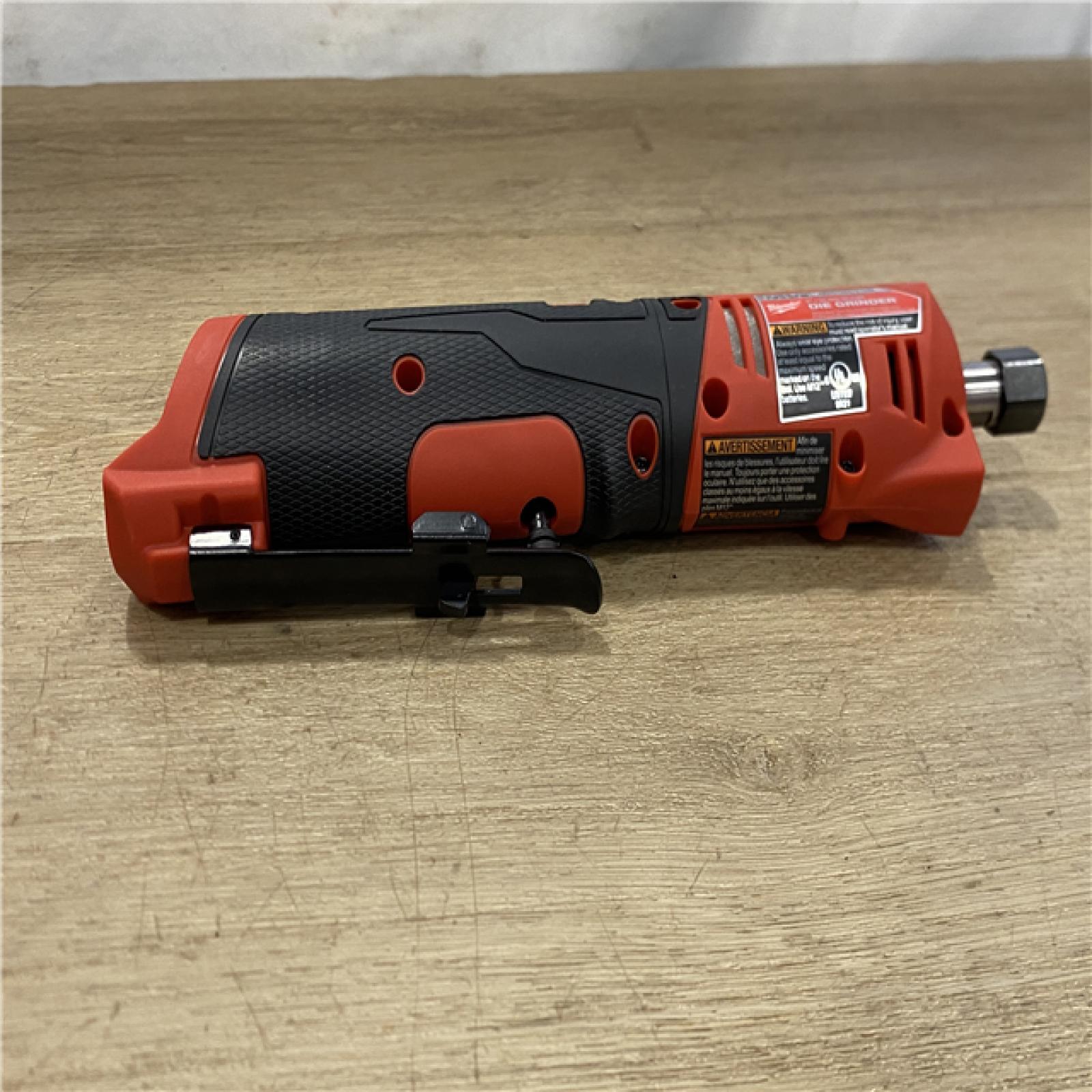 AS-IS Milwaukee FUEL 12V Lithium-Ion Brushless Cordless 1/4 in. Straight Die Grinder (Tool-Only)