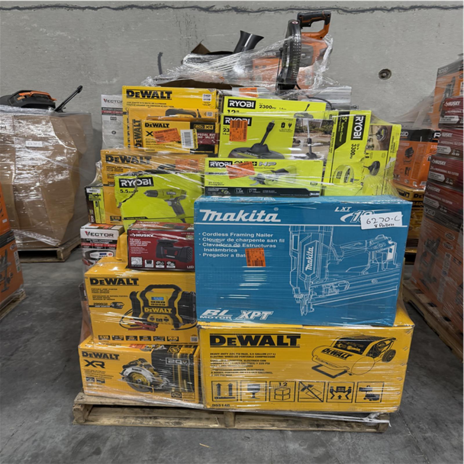Atlanta Location As-Is Tools and More Partial Truckload (8 Pallets) 6270-C