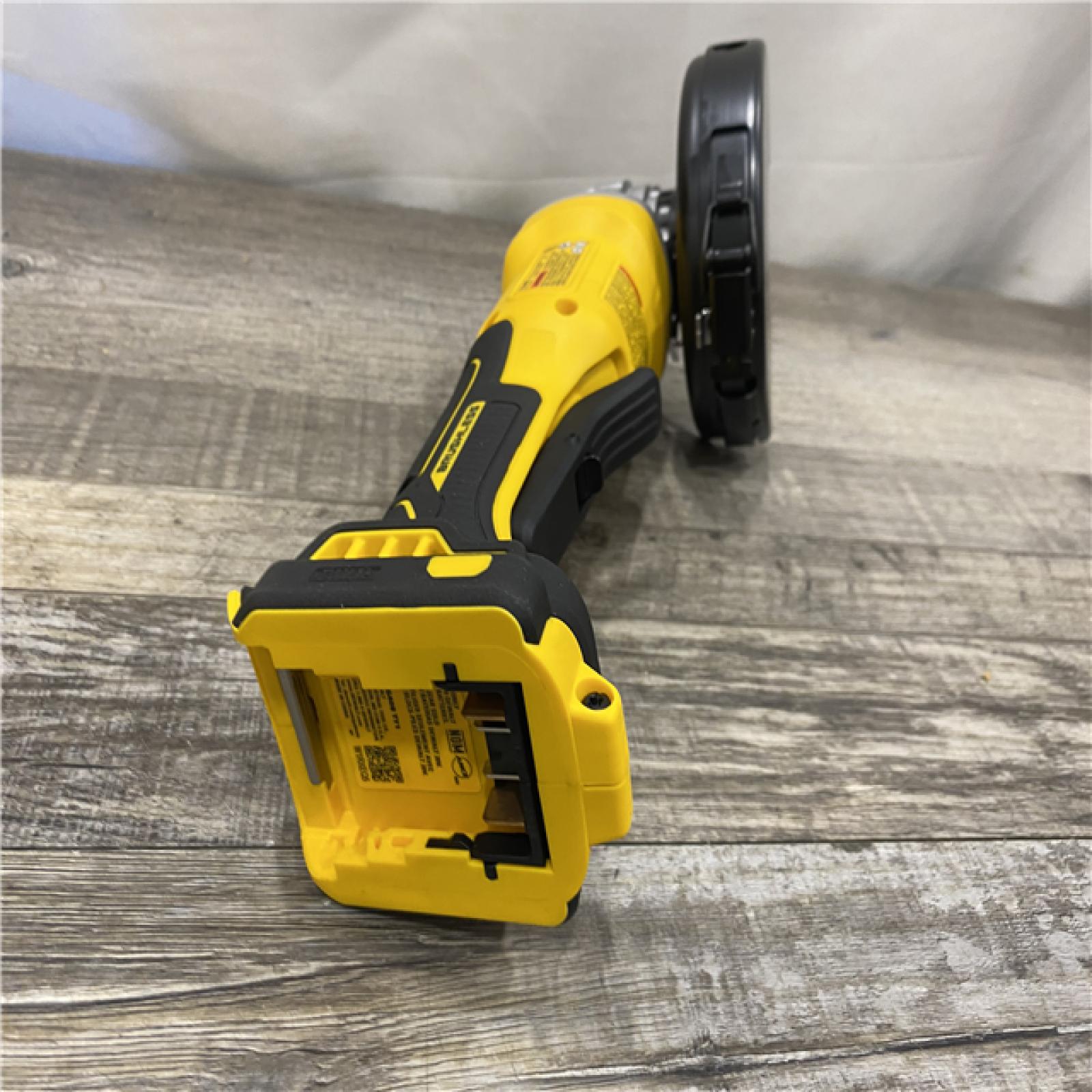 AS-IS DEWALT 20V MAX Cordless Brushless 4-1/2 in. Angle Grinder with Paddle Switch (Tool Only)