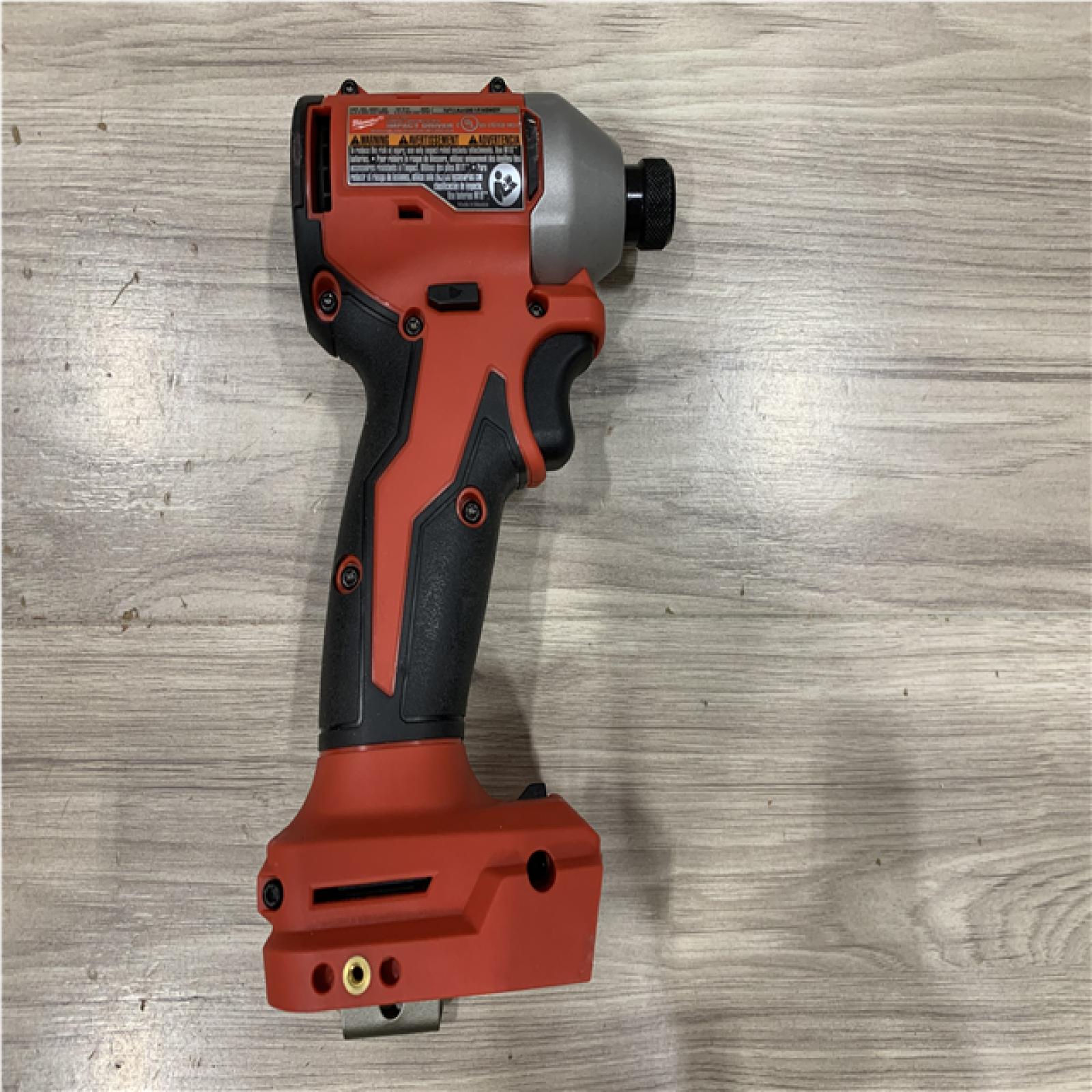 AS-IS Milwaukee 18V Lithium-Ion Compact Brushless Cordless 1/4 in. Impact Driver Kit