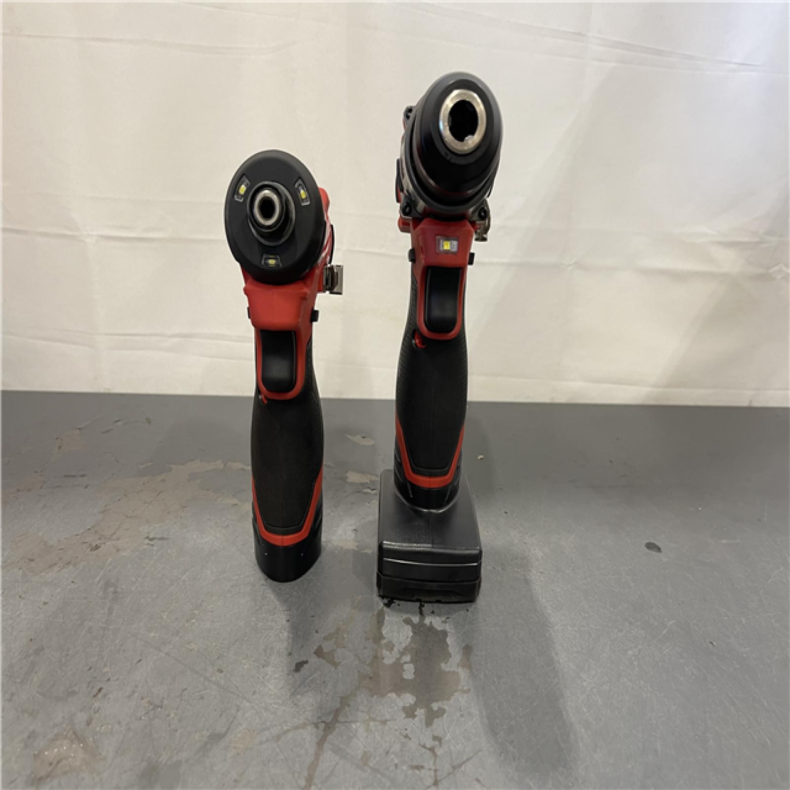 AS-IS - Milwaukee M12 FUEL 12-Volt Lithium-Ion Brushless Cordless Hammer Drill and Impact Driver Combo Kit