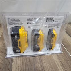 AS-IS DEWALT 20V MAX Battery Lithium Ion 3 Pack - DCB346-3