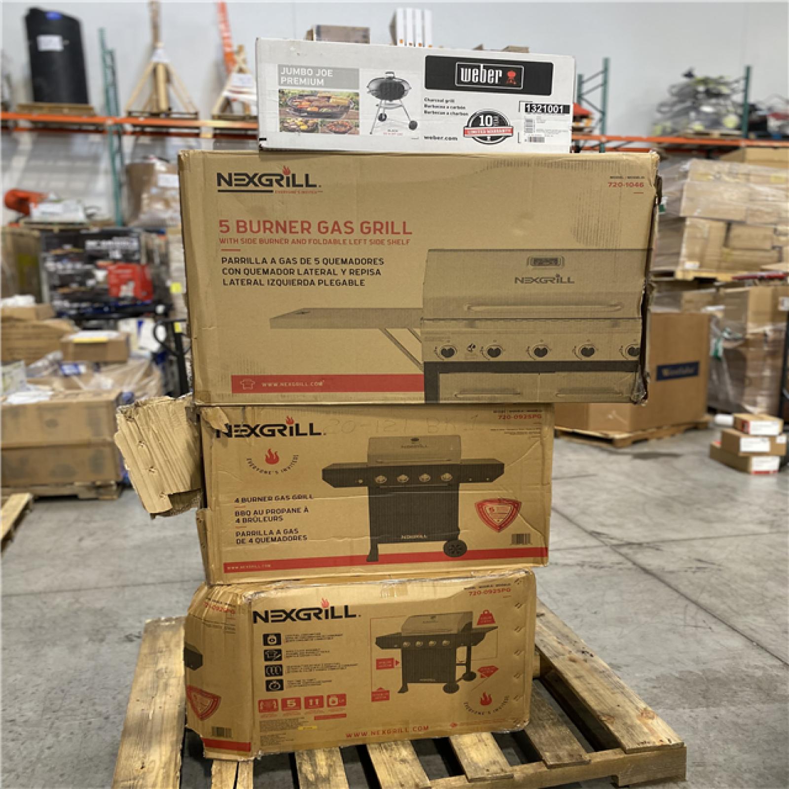 DALLAS LOCATION - MIXED GRILL PALLET - (4 UNITS)