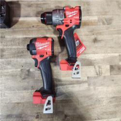 HOUSTON LOCATION - AS-IS (APPEARS LIKE NEW) MILWAUKEE M18 FUEL 18V Lithium-Ion Brushless Cordless Hammer Drill and Impact Driver Combo Kit (2-Tool) with 2 Batteries