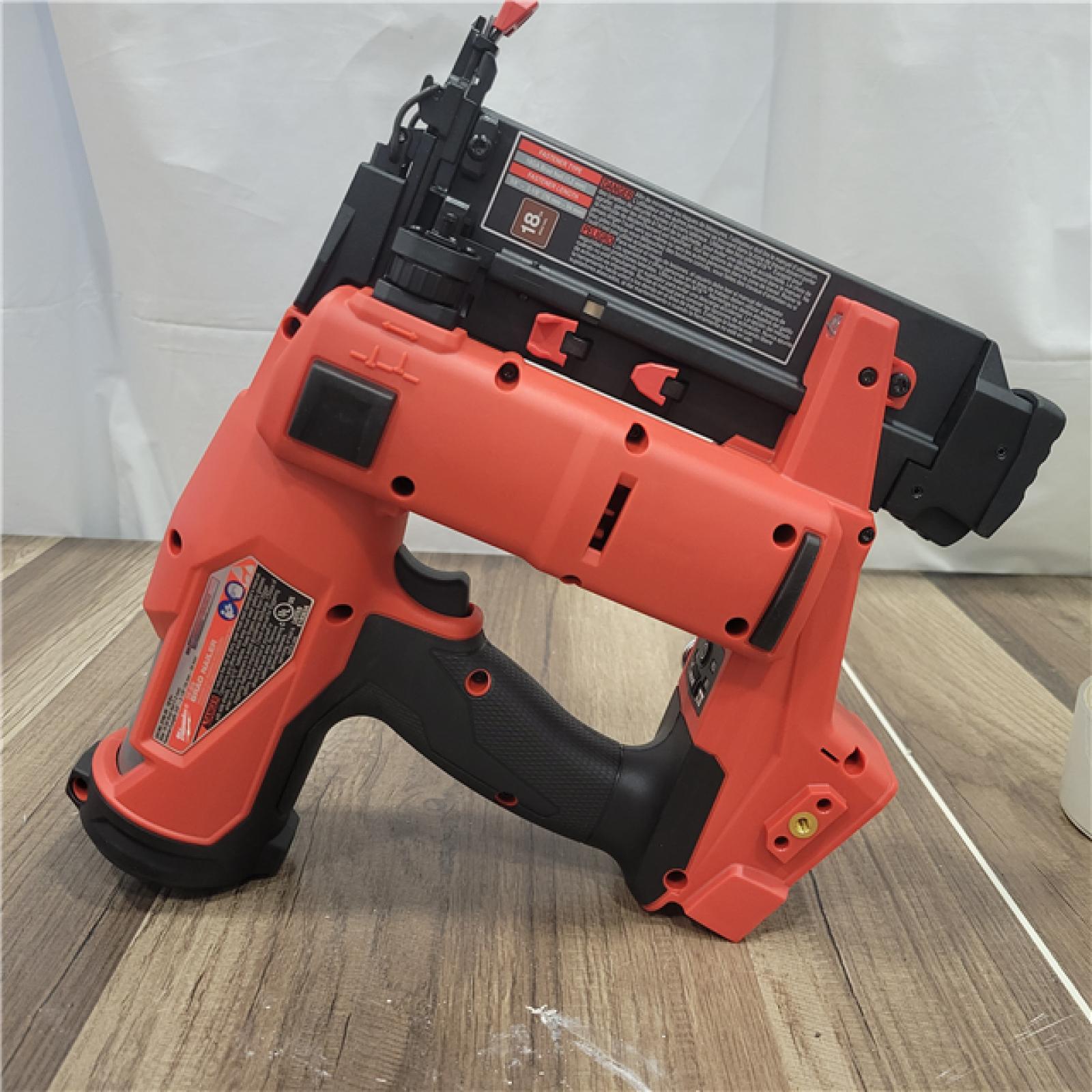 AS-IS Milwaukee M18 FUEL GEN II 18-Volt 18-Gauge Lithium-Ion Brushless Cordless Brad Nailer Kit with One 2.0 Ah Battery, Charger and Bag