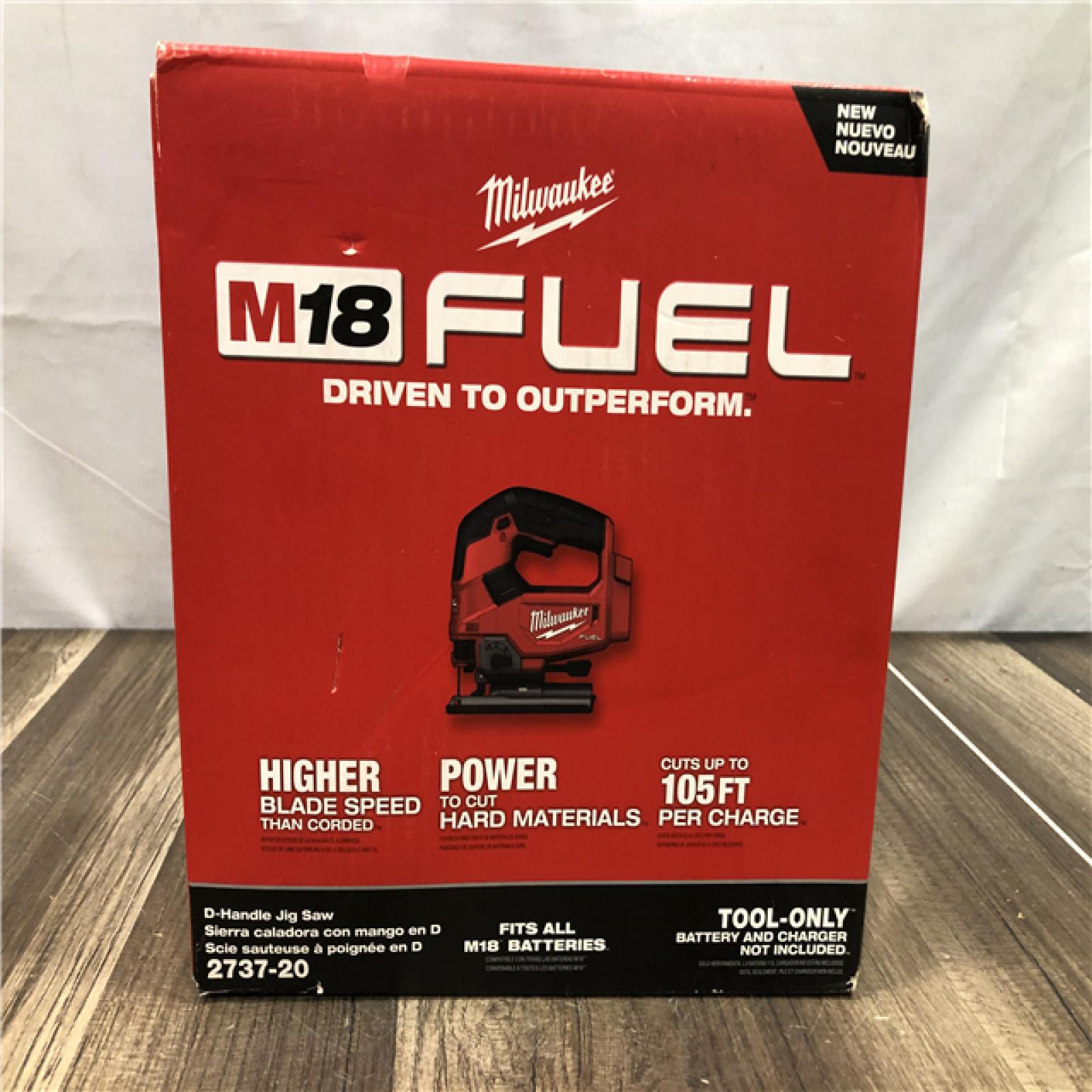 NEW- Milwaukee FUEL 18V Lithium-Ion Brushless Cordless Jig Saw (Tool-Only)