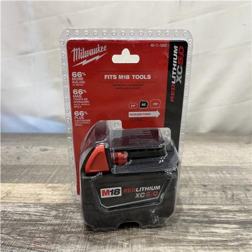 NEW - Milwaukee 18-Volt 5.0 Ah Lithium-Ion XC Extended Capacity Battery Pack