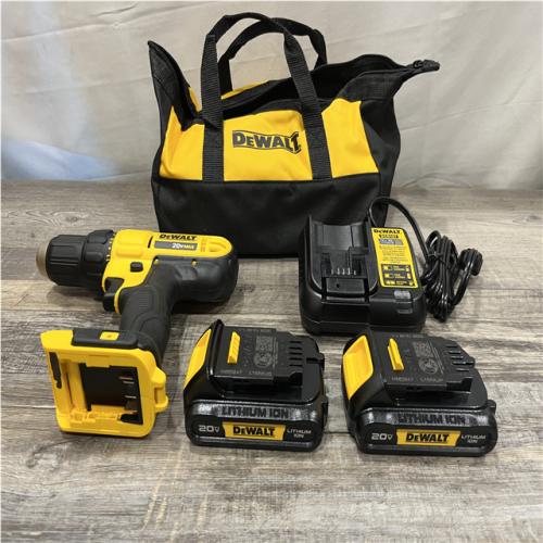 AS-IS DEWALT 20V MAX Cordless 1/2 in. Drill/Driver Kit