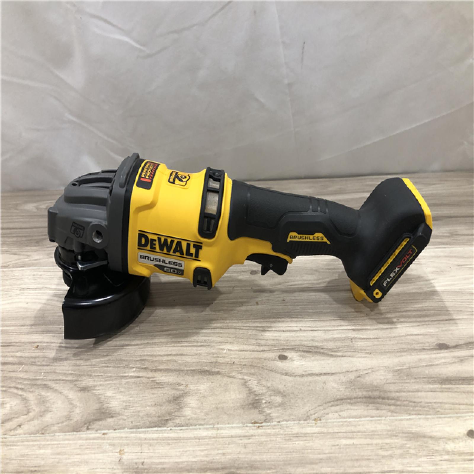 AS-IS DEWALT 60V MAX Cordless 4.5 in. to 6 in. Small Angle Grinder (Tool Only)