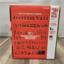 NEW- Milwaukee M12 12V Lithium-Ion Compact 2.0 Ah Battery Pack (2-Pack) Starter Kit with Charger