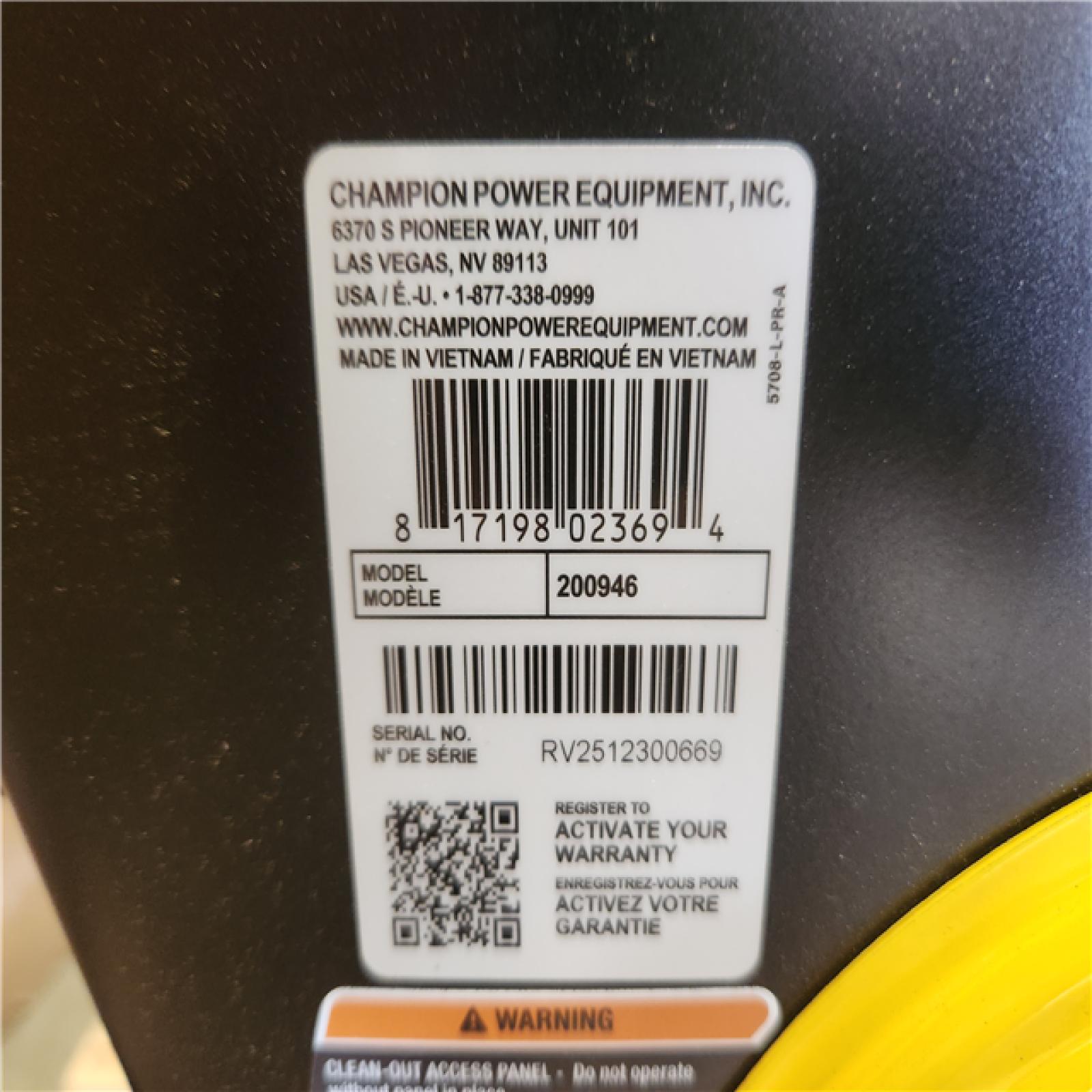 Phoenix Champion Power Equipment 3 in. Dia 224 cc 2-in-1 Upright Gas Powered Wood Chipper Shredder