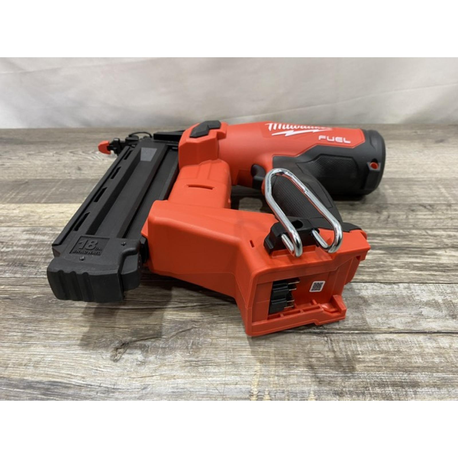 AS-IS Milwaukee  FUEL 18-Volt Lithium-Ion Brushless Cordless Gen II 18-Gauge Brad Nailer (Tool-Only)