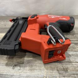 AS-IS Milwaukee  FUEL 18-Volt Lithium-Ion Brushless Cordless Gen II 18-Gauge Brad Nailer (Tool-Only)