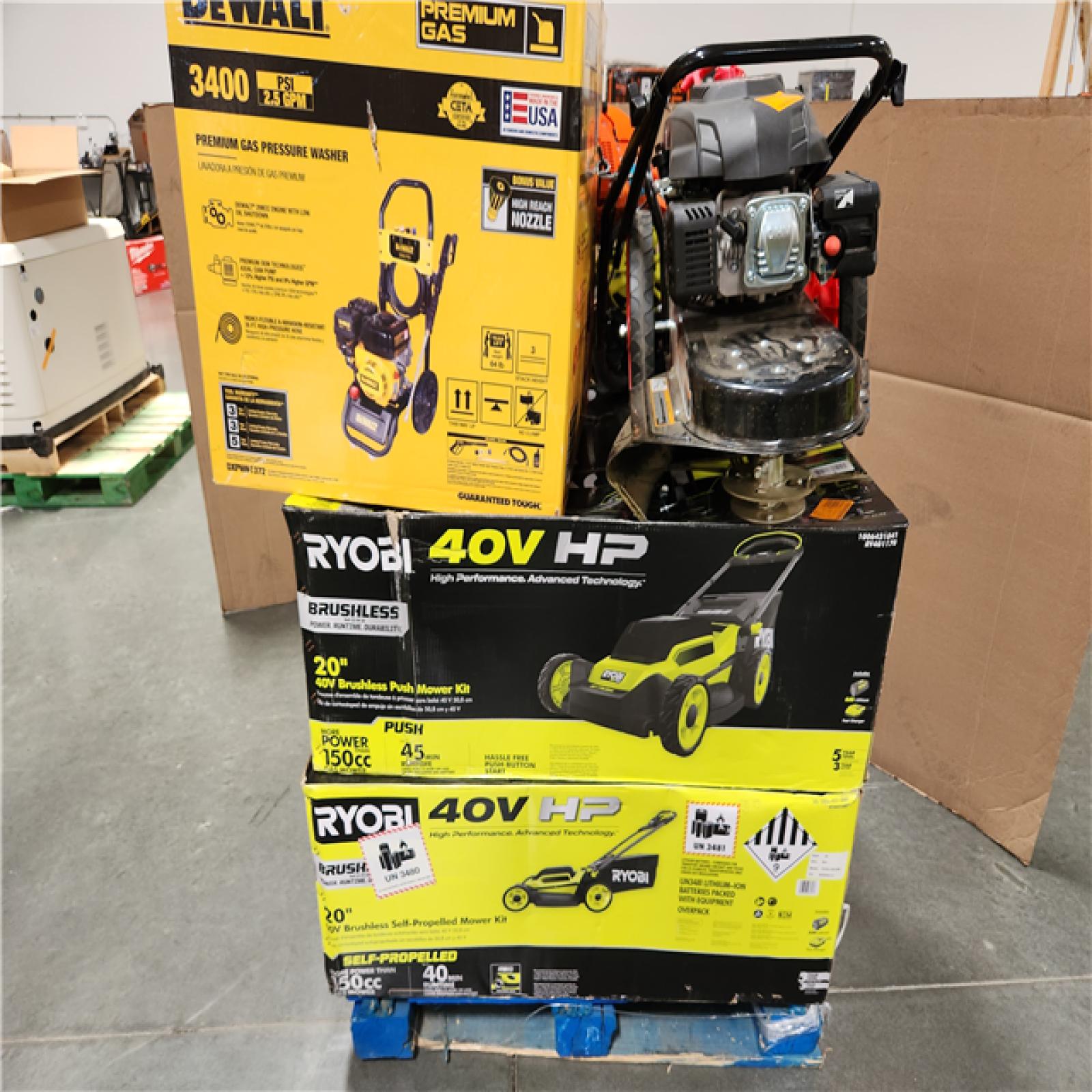 CALIFORNIA AS-IS OUTDOOR POWER EQUIPMENT