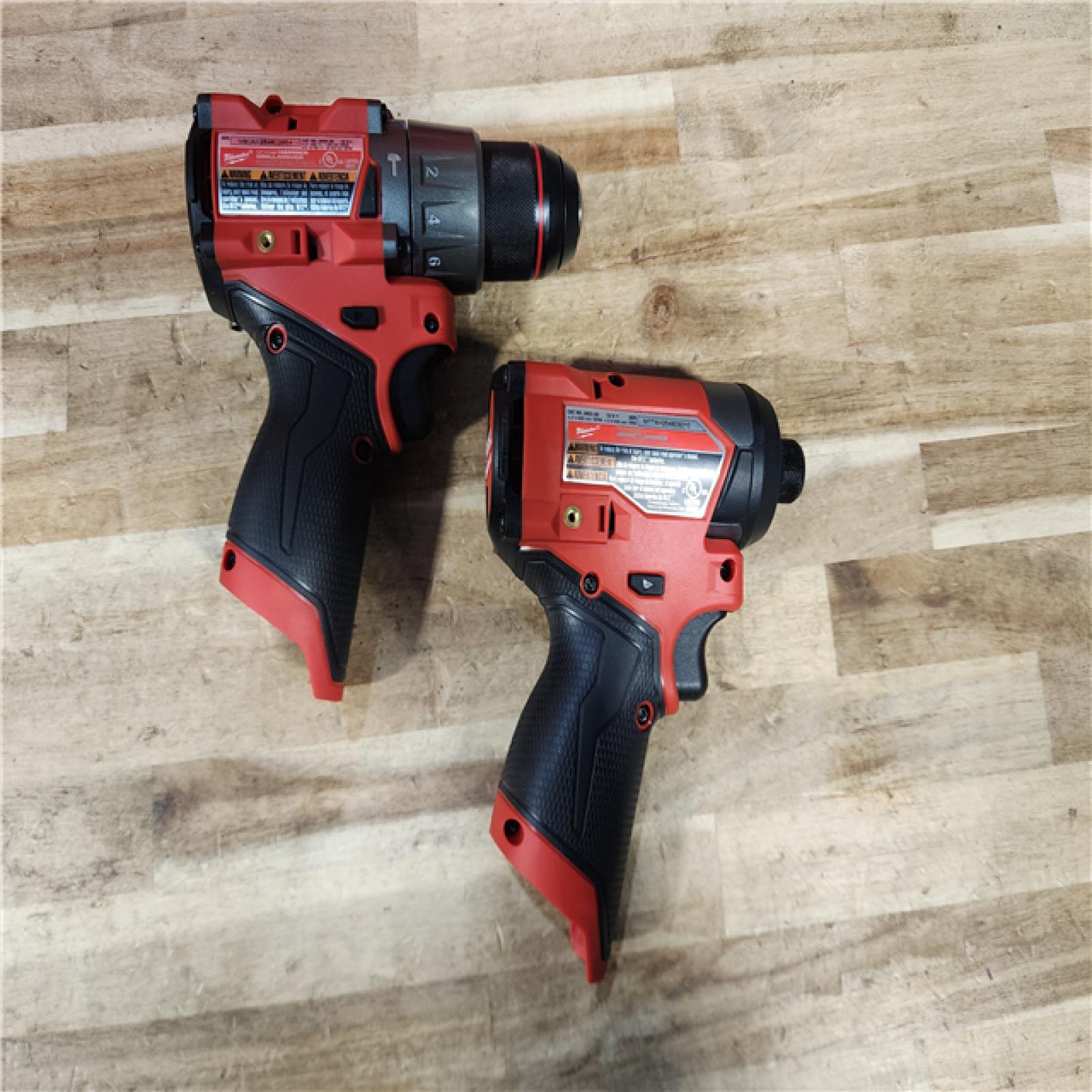 HOUSTON LOCATION - AS-IS (APPEARS LIKE NEW) Milwaukee  FUEL 12-Volt Lithium-Ion Brushless Cordless Hammer Drill and Impact Driver Combo Kit