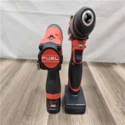 AS-IS- Milwaukee 12V Brushless Hammer Drill and Impact Driver Combo Kit