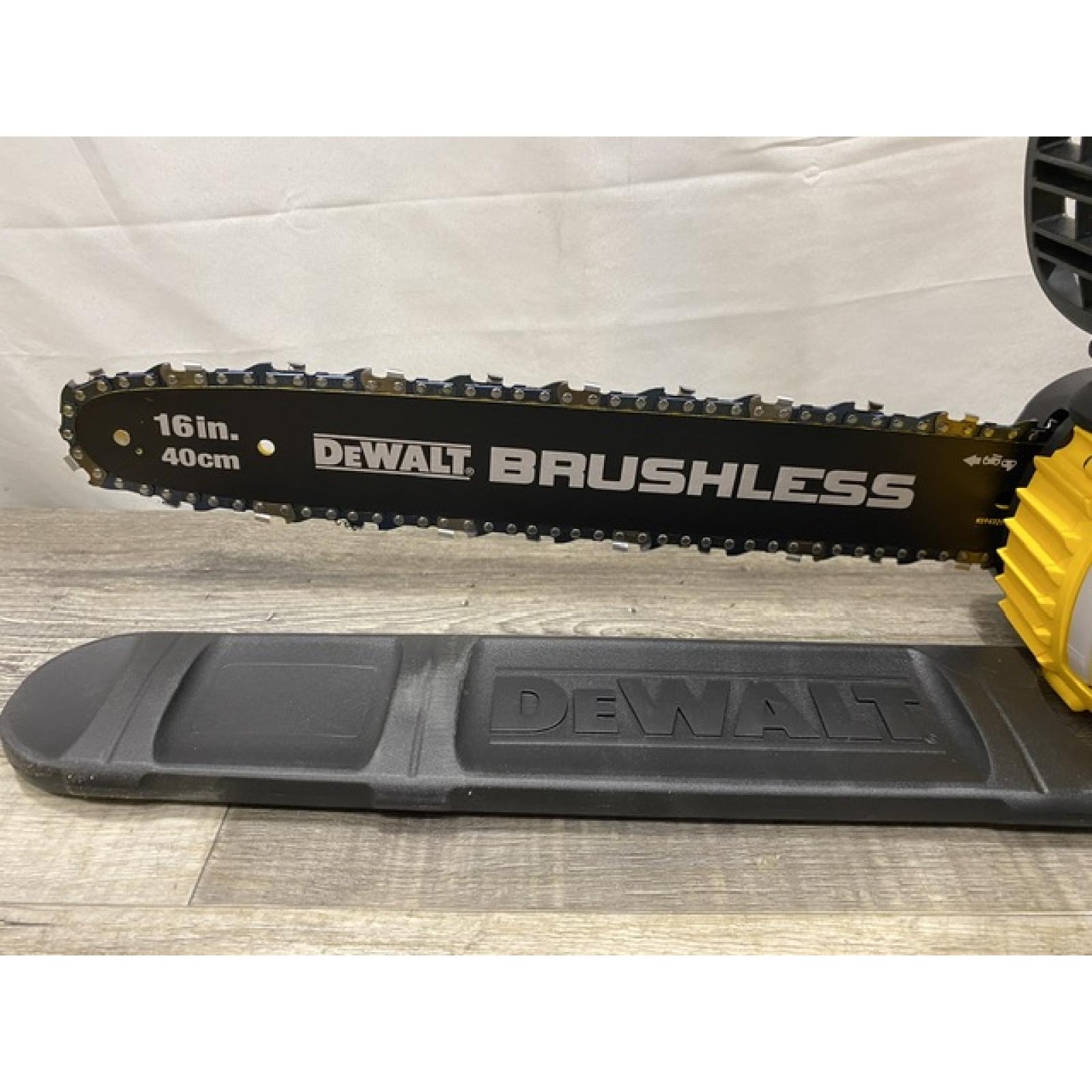 AS-IS DEWALT FLEXVOLT 60V MAX 16in. Brushless Cordless Battery Powered Chainsaw (Tool Only)
