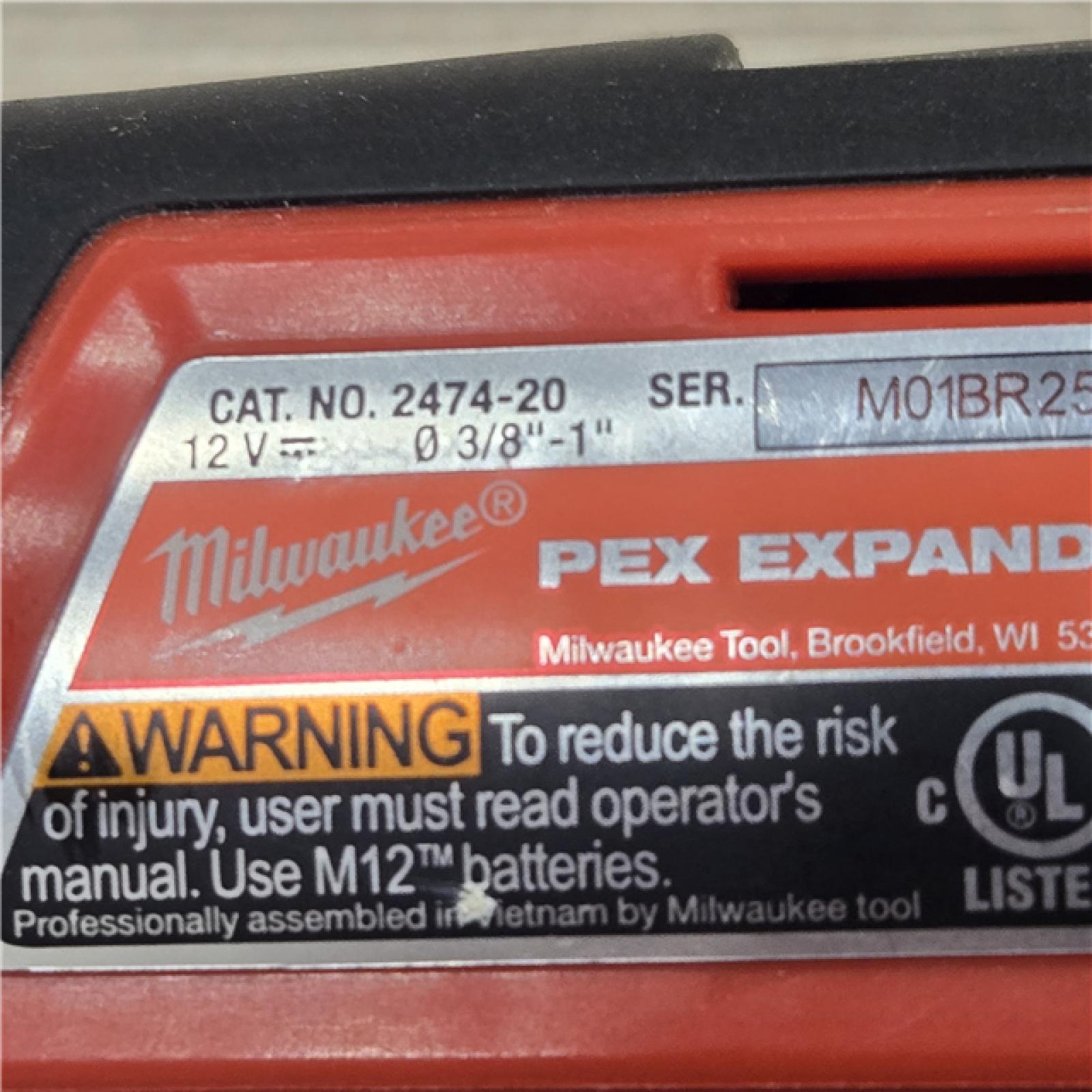 AS-IS Milwaukee M12 12V Lithium-Ion Cordless PEX Expansion Tool Kit