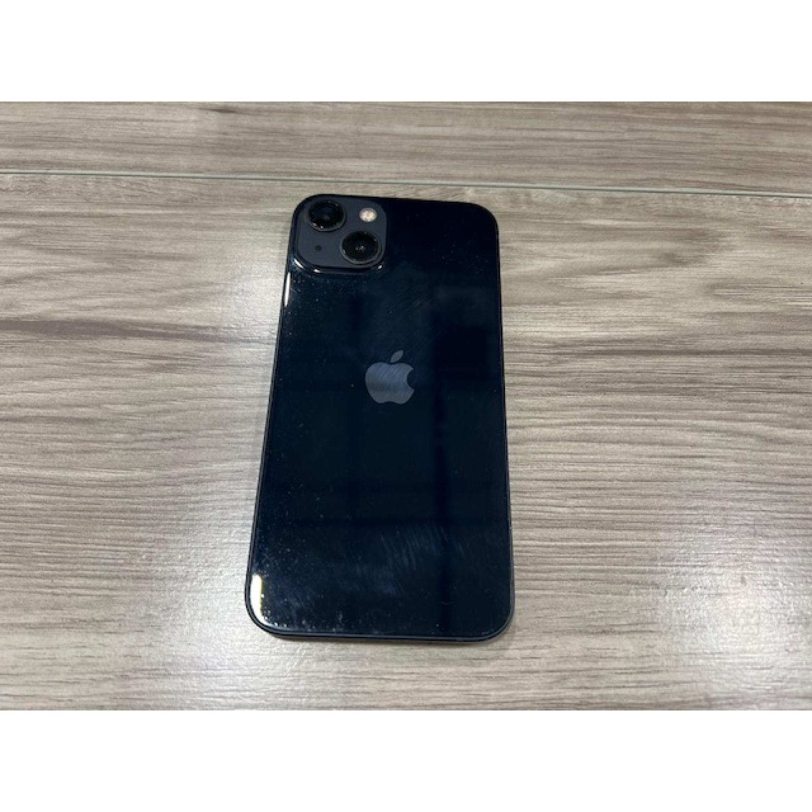 AS-IS  Apple iPhone 13 in Midnight with 128GB of storage
