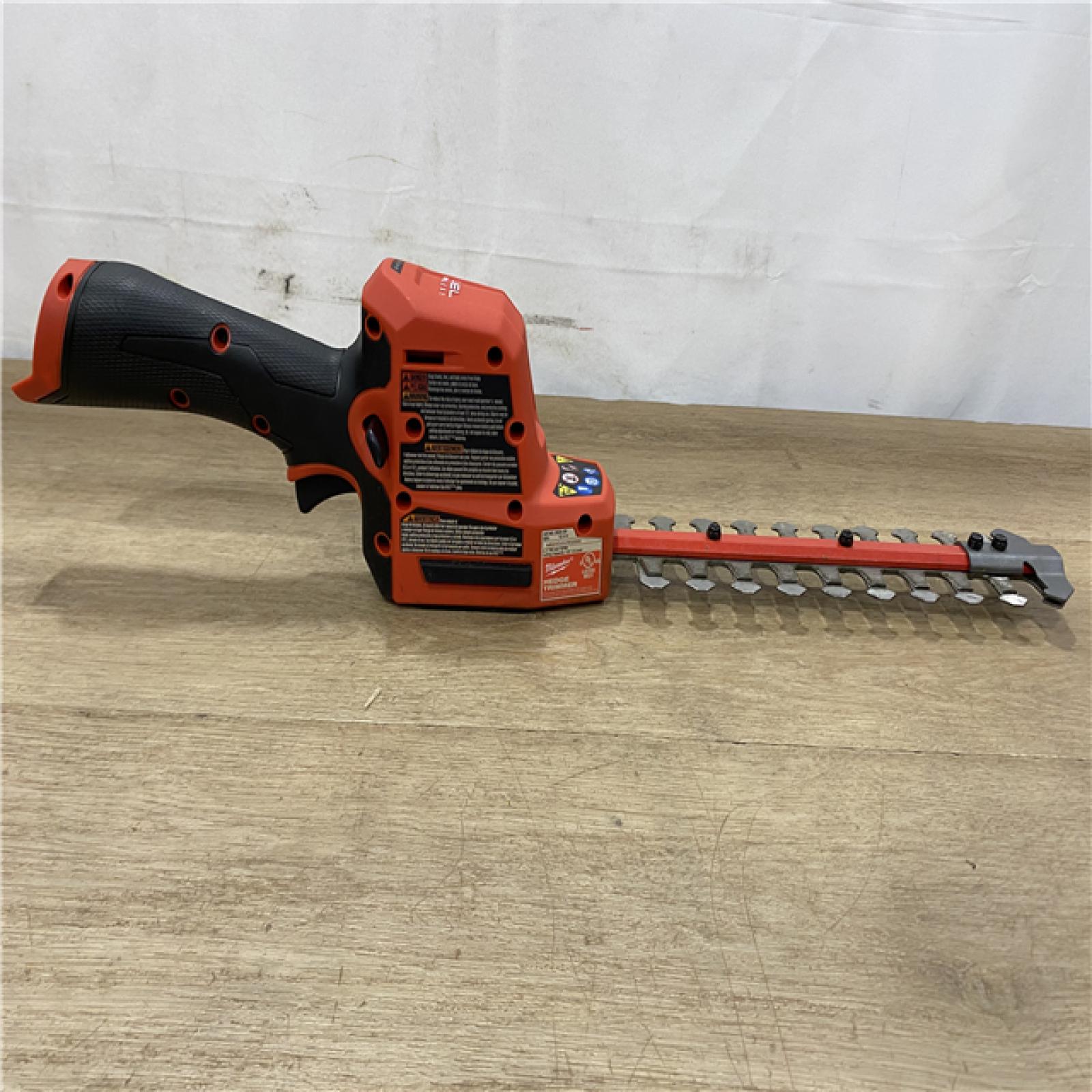 AS-IS Milwaukee FUEL 8 in. 12V Lithium-Ion Brushless Cordless Hedge Trimmer (Tool-Only)