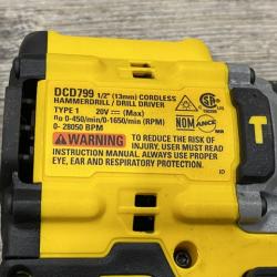 AS-IS DEWALT ATOMIC 20V Lithium-Ion Cordless 1/2 in. Hammer Drill Kit