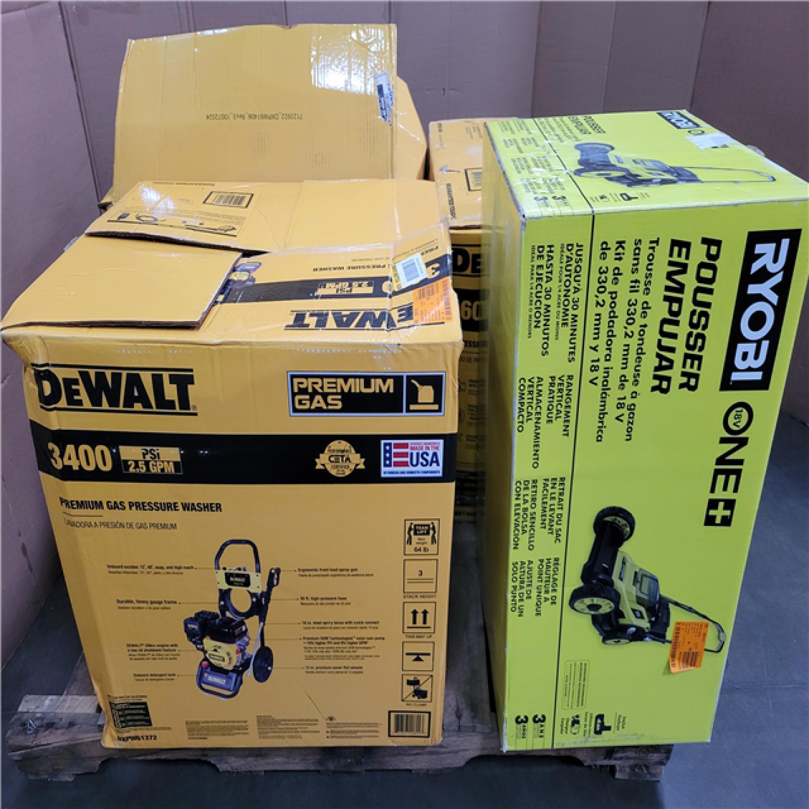 CALIFORNIA AS-IS OUTDOOR POWER EQUIPMENT