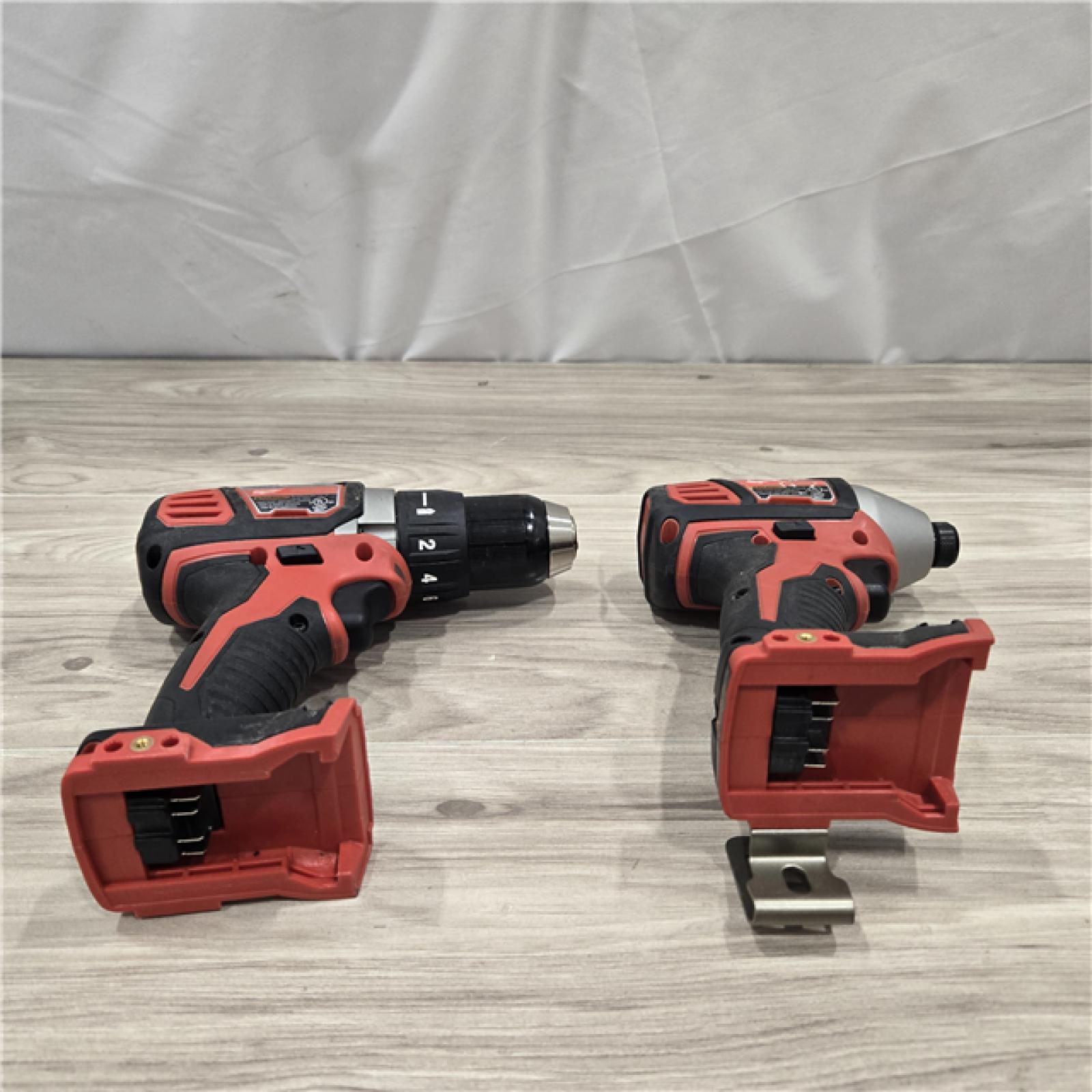 AS-IS Milwaukee 18V Cordless 2-Tool Drill/Driver and Impact Driver Kit