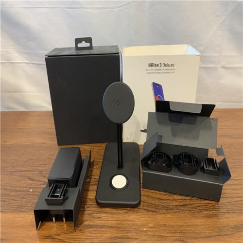 Twelve South - HiRise 3 Deluxe 3-in-1 Desktop Charging Stand with MagSafe - Black