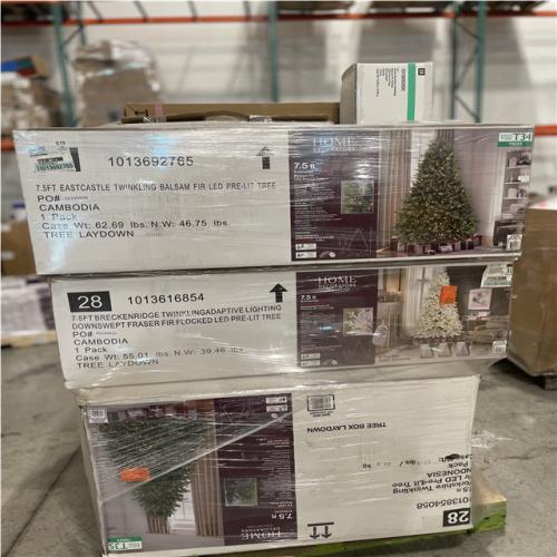 DALLAS LOCATION - MIXED CHRISTMAS TREE PALLET