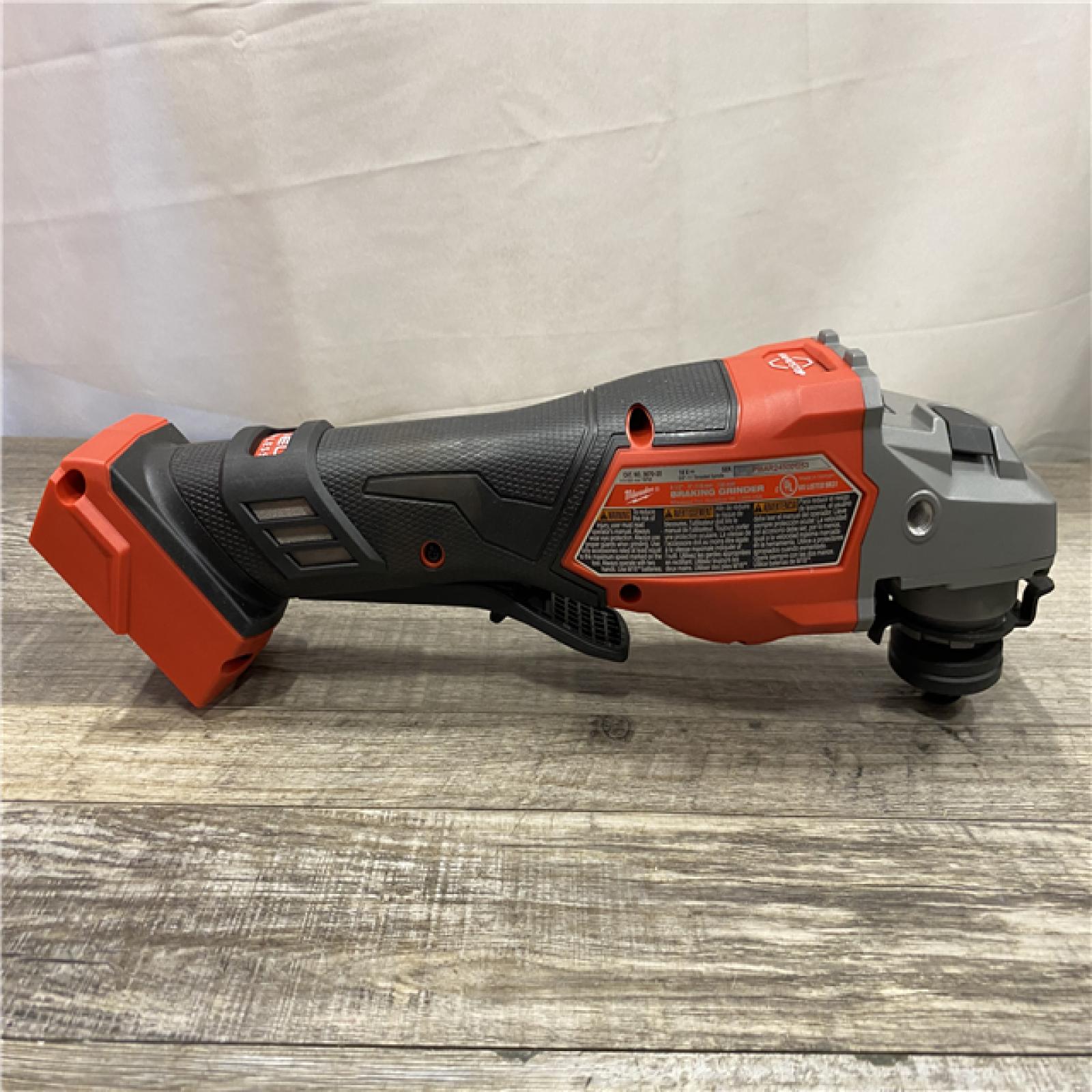 AS-IS Milwaukee FUEL 18-Volt Lithium-Ion Brushless Cordless 4-1/2 in./6 in. Braking Grinder with Paddle Switch (Tool-Only)