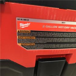 AS-IS Milwaukee 18-Volt 2 Gal. Lithium-Ion Cordless Wet/Dry Vacuum (Vacuum-Only)