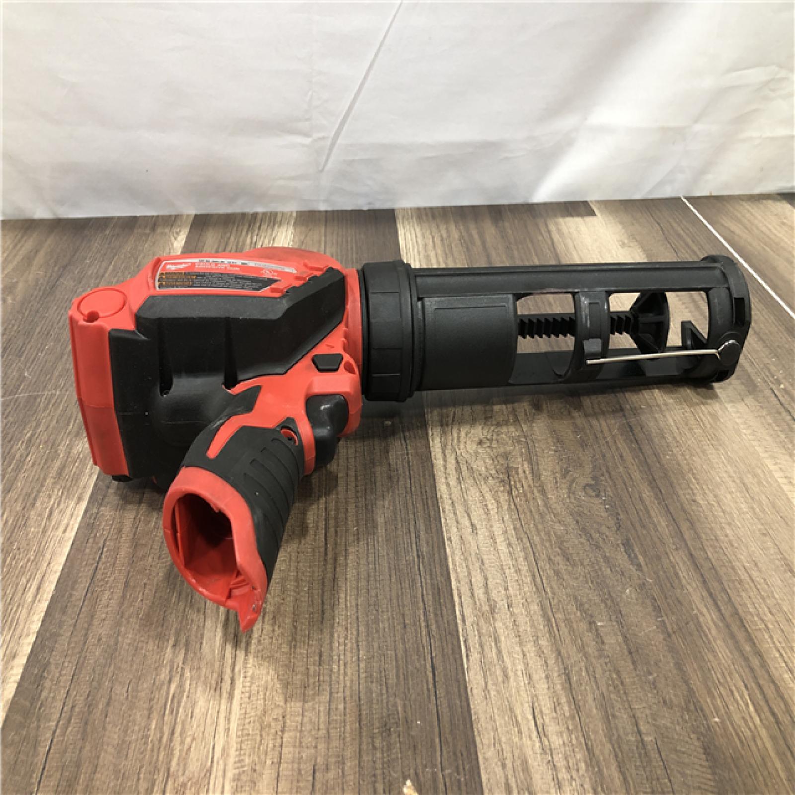 AS-IS Milwaukee 12V Lithium-Ion Cordless 10 oz. Adhesive and Caulk Gun (Tool-Only)