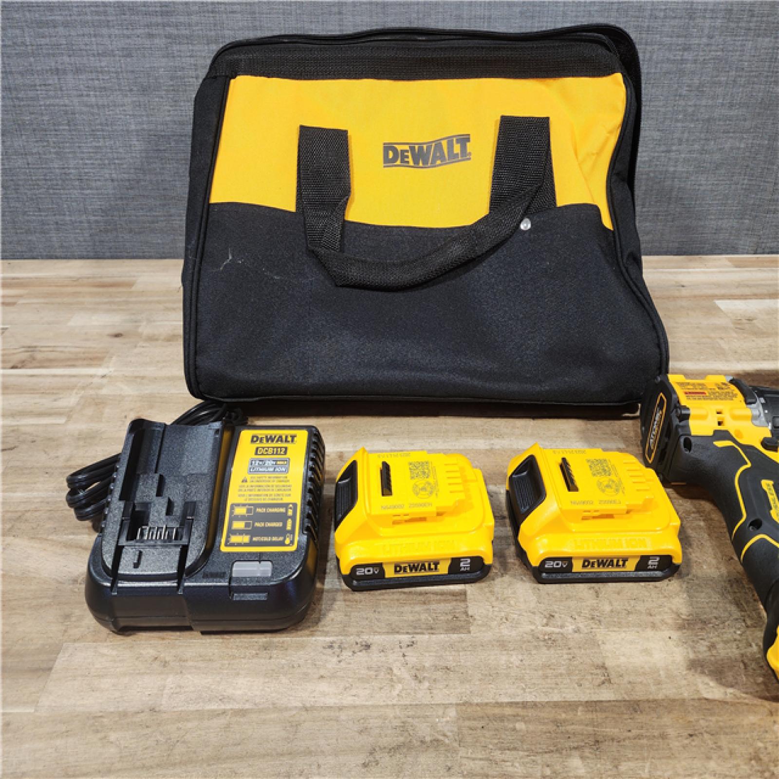 HOUSTON LOCATION - AS - IS DEWALT ATOMIC 20-Volt Lithium-Ion Cordless Brushless (2-Tool) Combo Kit