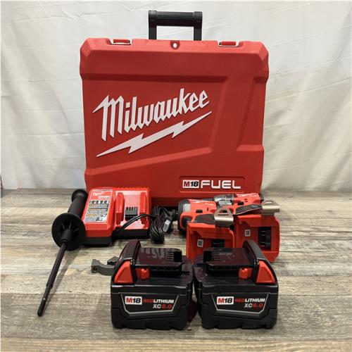 AS-IS Milwaukee FUEL 18V Lithium-Ion Brushless Cordless Hammer Drill and Impact Driver Combo Kit