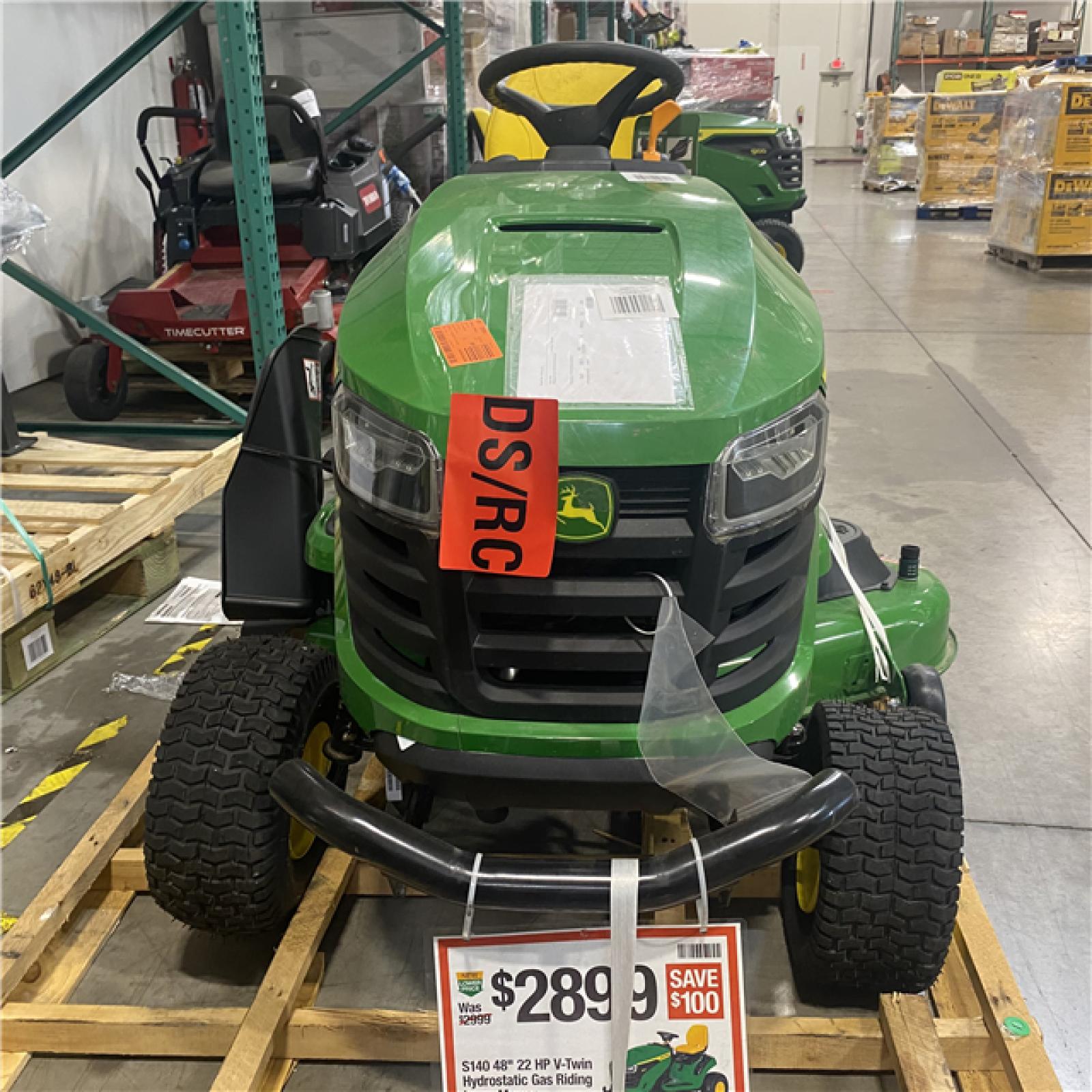 Dallas Location - As-Is John Deere S140 lawn tractor - mowers