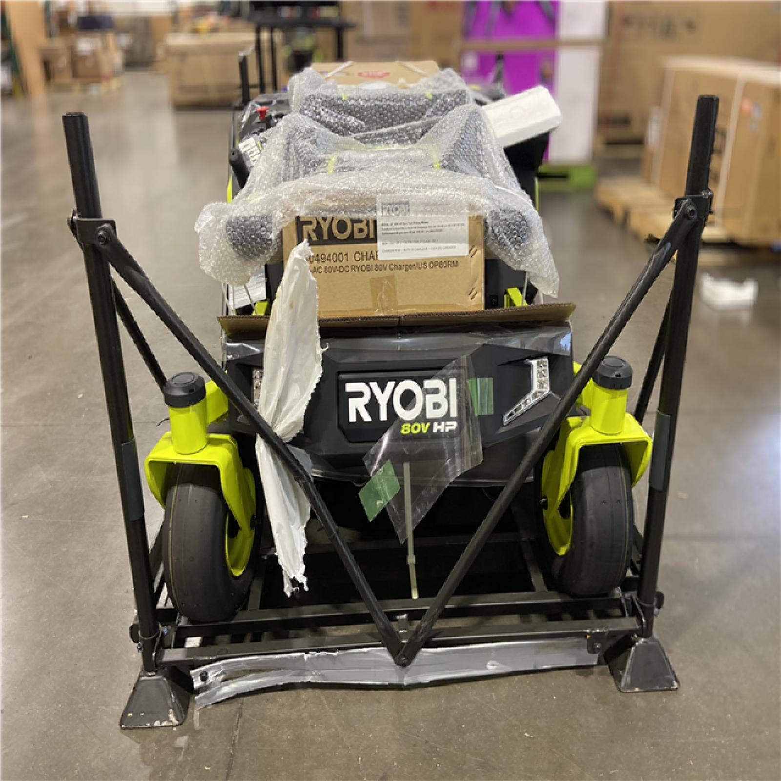DALLAS LOCATION - NEW! RYOBI 80V HP Brushless 42 in. Battery Electric Cordless Zero Turn Riding Mower