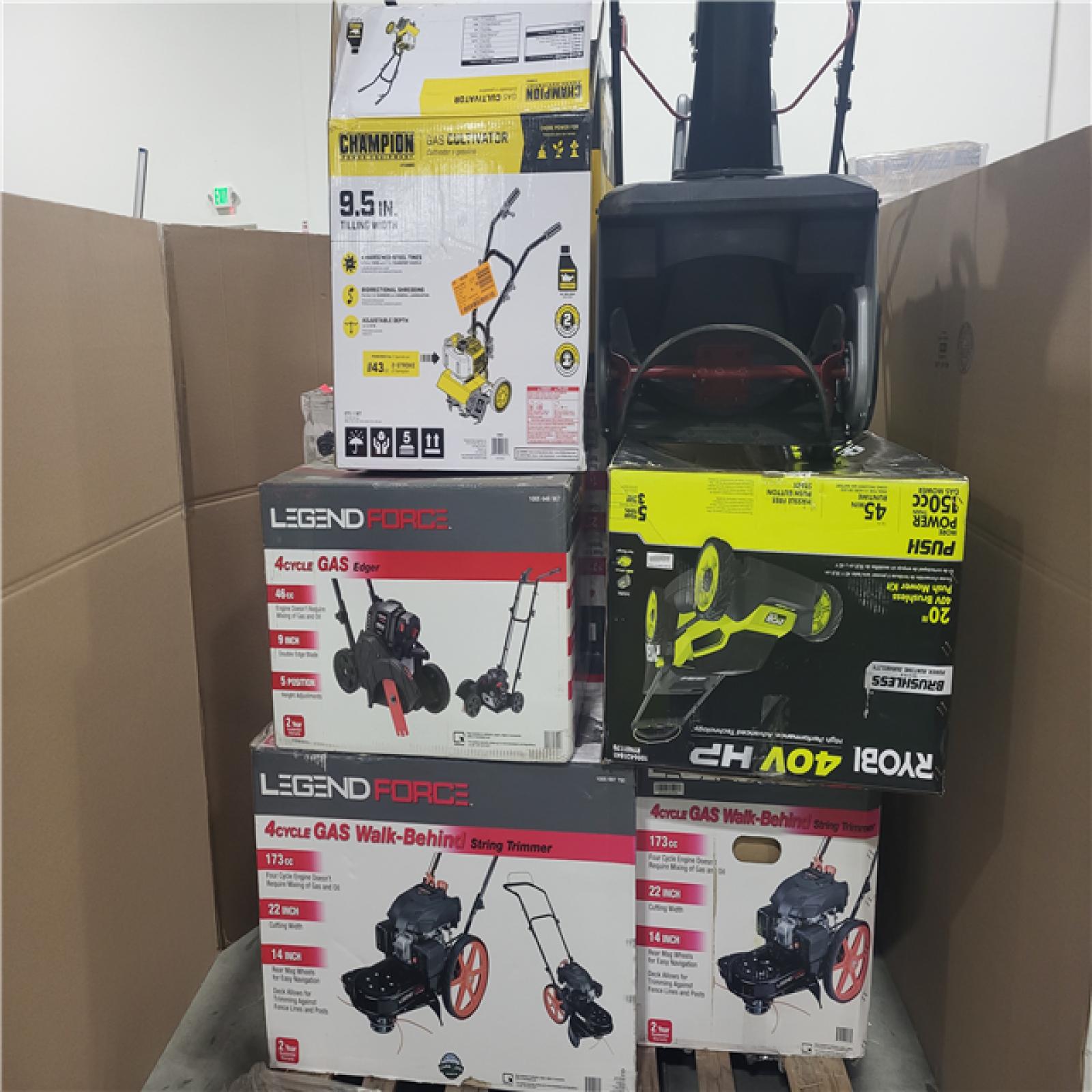 CALIFORNIA AS-IS OUTDOOR POWER EQUIPMENT