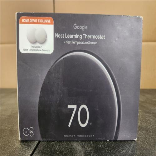 Phoenix Google Nest Learning Thermostat (4th Gen) with Nest Temperature Sensor (2nd Gen) 2-Pack