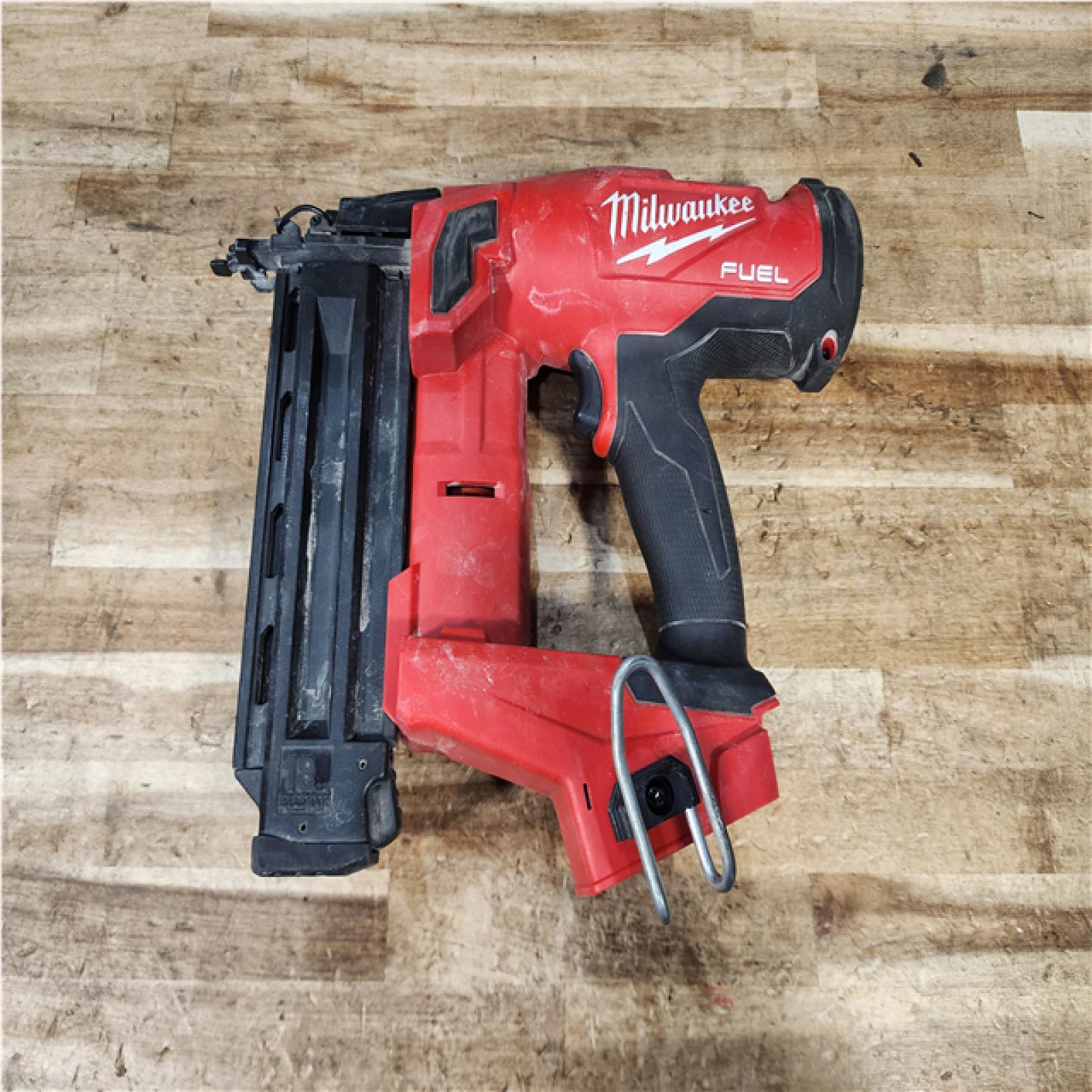HOUSTON LOCATION - AS - IS Milwaukee FUEL 18-Volt Lithium-Ion Brushless Cordless Gen II 18-Gauge Brad Nailer (Tool-Only)