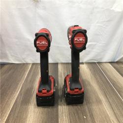 AS-IS Milwaukee FUEL 18V Lithium-Ion Brushless Cordless Hammer Drill and Impact Driver Combo Kit