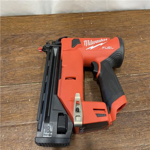 AS-IS M12 FUEL 12-Volt Lithium-Ion Brushless Cordless 18-Guage Compact Brad Nailer (Tool Only)