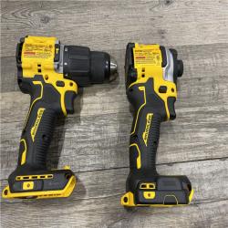 AS-IS DEWALT ATOMIC 20V MAX Lithium-Ion Cordless 2-Tool Combo Kit