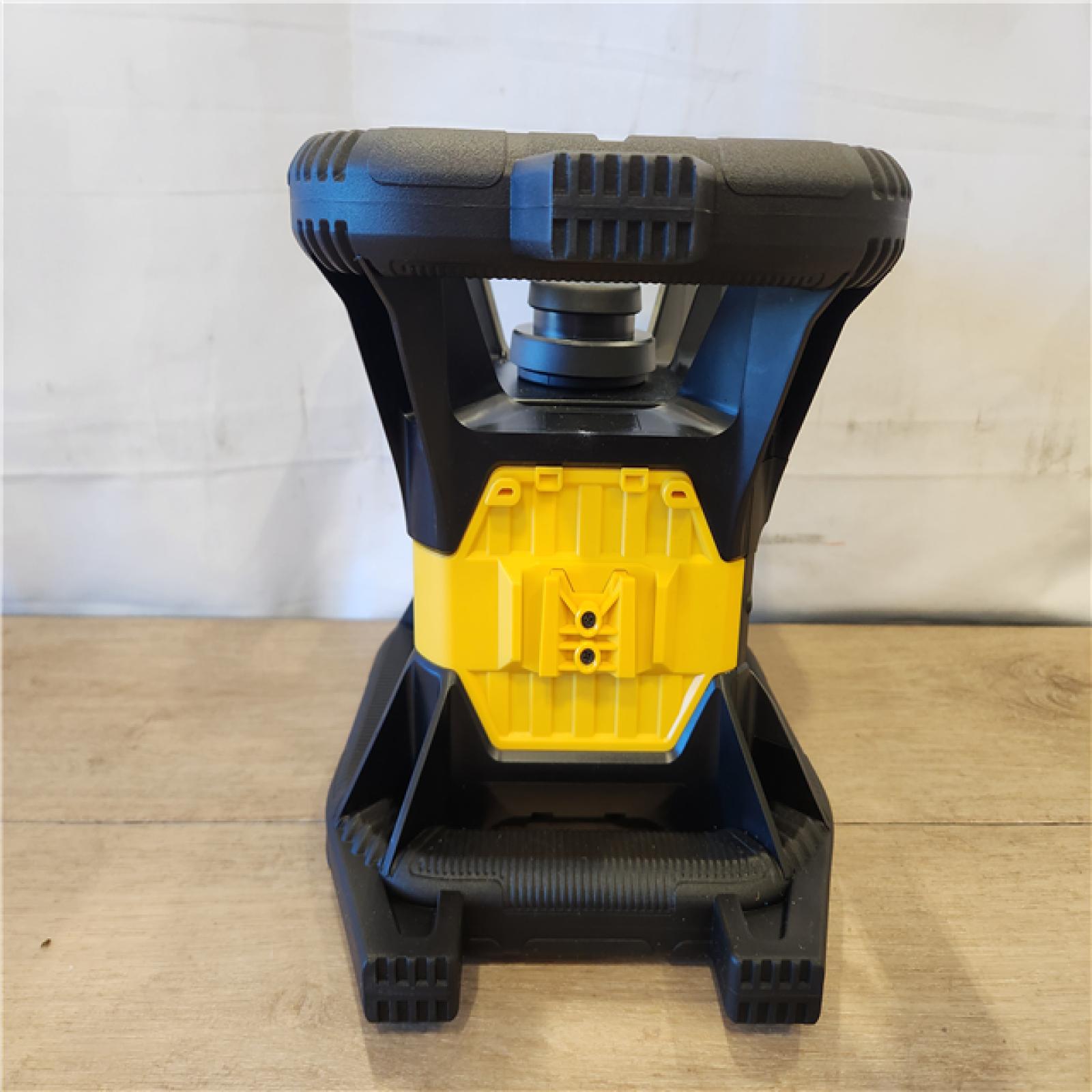 AS-IS- 20-Volt MAX Lithium-Ion 150 ft. Red Self-Leveling Rotary Laser Level with Detector  Battery 2Ah  Charger  & TSTAK Case