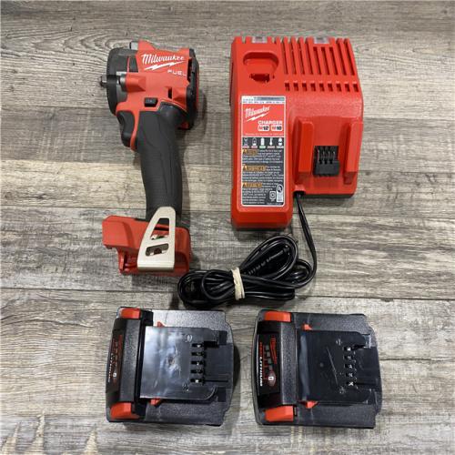 AS-IS Milwaukee FUEL 18V Lithium-Ion Brushless Cordless 3/8 in. Compact Impact Wrench Kit