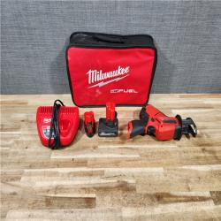 HOUSTON LOCATION - AS - IS Milwaukee FUEL 12V Lithium-Ion Brushless Cordless HACKZALL Reciprocating Saw COMBO KIT