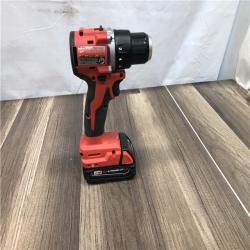 AS-IS Milwaukee 18V Lithium-Ion Brushless Cordless 1/2 in. Compact Drill/Driver Kit