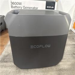 CALIFORNIA AS IS ECOFLOW DELTA 3 BATTERY GENERATOR