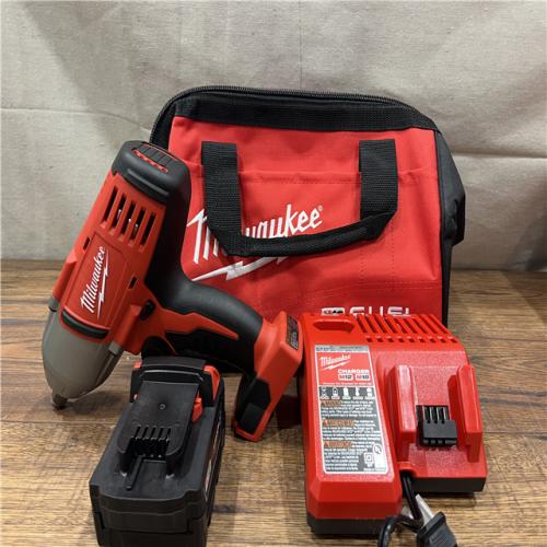 AS-IS Milwaukee M18 1/2 in. Cordless Brushless High Torque Impact Wrench Kit (Battery & Charger)