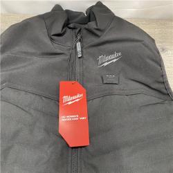 AS-IS Milwaukee Women's X-Large 12V Lithium-Ion Cordless AXIS Black Heated Vest Kit